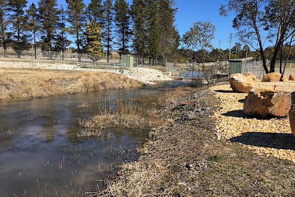 The LDP001 waste discharge point near Springvale Coal into Wangcol Creek, a tributary of the Coxs River.