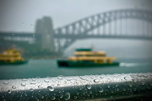 Heavier rain is about to hit Sydney after a week of drizzle.