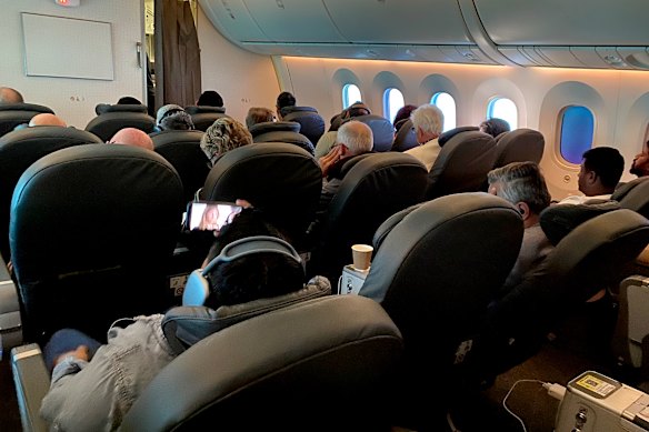 The ScootPlus cabin is much larger on the Boeing 787-9.