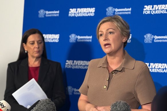 Child Safety Minister Amanda Camm has faced budget estimates questions on Thursday.