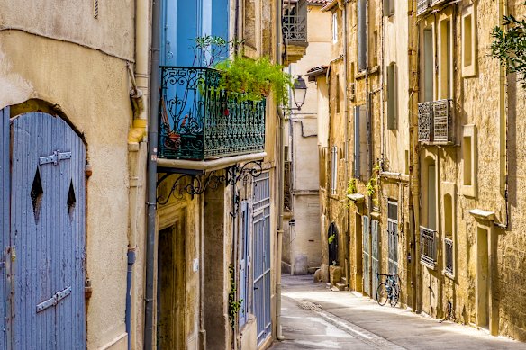 Narrow streets big on character.