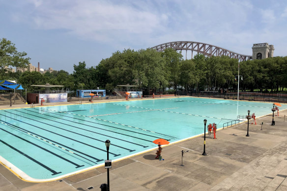 Dive in … Astoria Public Swimming Pool.