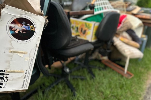 Trash or treasure? Kerbside collection in Brisbane.