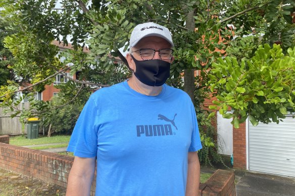 Angelo Donni, 62, said the state and federal governments had both dropped the ball on managing COVID.