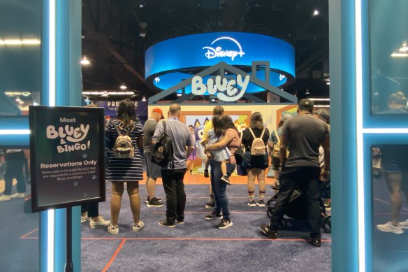 The hottest ticket in the House of Mouse? Australia’s Bluey, by reservation only.