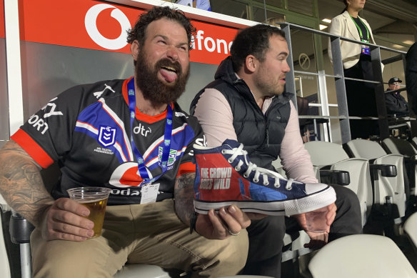 Calley Gibbons before he was asked to leave on Friday night.