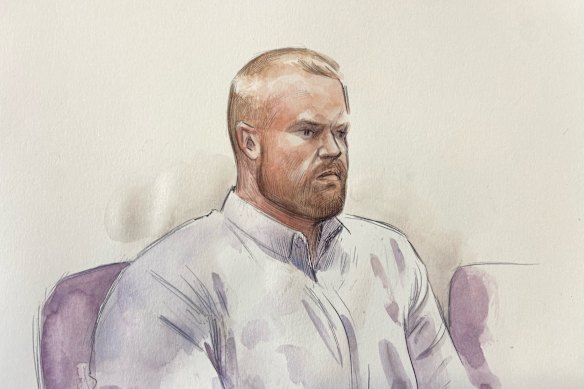 Reagan Chown in court.
