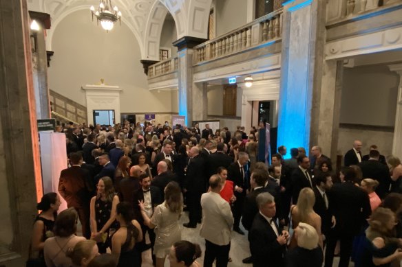 Some of the more than 600 business leaders who attended the 2022 Lord Mayor’s Business Awards at City Hall.