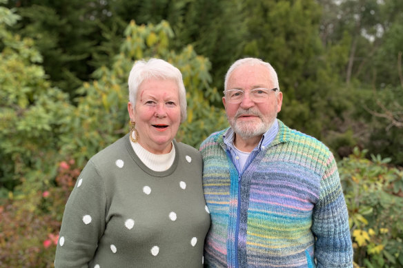 Jeanette and Graham McWilliam took antiviral medication Paxlovid after testing positive for COVID-19 in May.