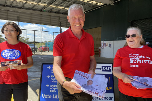 Current Labor MP for Melton, Steve McGhie.