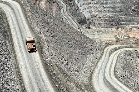 Northern Star’s KCGM Super Pit mine in Kalgoorlie.