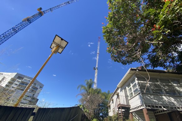 The inner southern suburb of Stones Corner is now being built up.