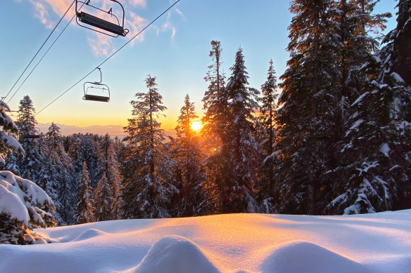 The  winter wonderland of Vancouver’s Grouse Mountain is only 20 minutes from downtown.