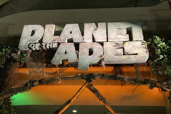 The Planet of the Apes exhibition at Comic-Con.