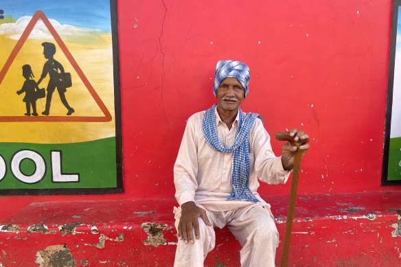 Retired farmer Bhajna Ram in Bhar Singh Pura.