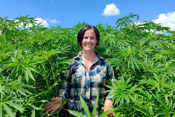 X-Hemp founder and managing director Andi Lucas became interested in hemp after losing two homes, one to a bushfire and one to a flood.