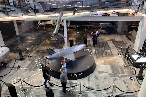 Anduril Industries’ headquarters in Costa Mesa, California. 