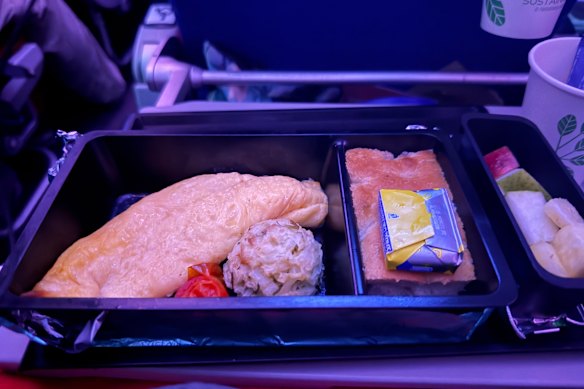 LATAM’s breakfast omelette.