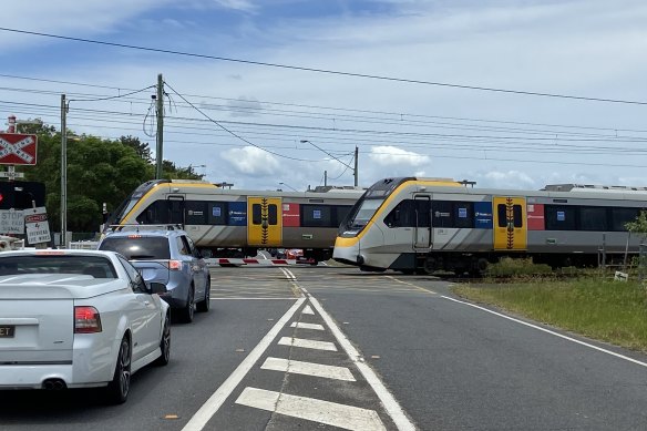 The Beams Road level crossing.