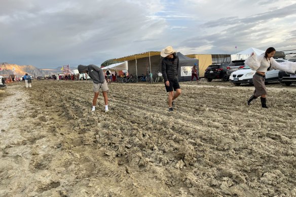 Extreme weather trapped Burning Man patrons at the site for days.