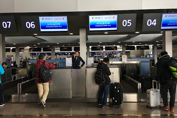 Check-in queues move quickly.