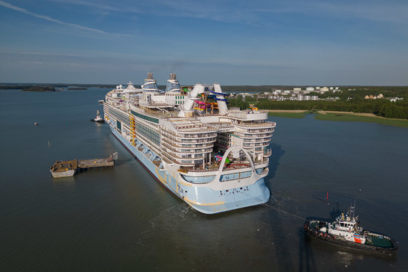 Icon of the Seas embarks on a trial sail in June.