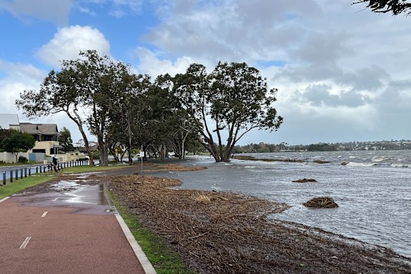 Flooding in Applecross. 