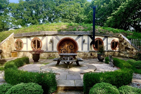 Not just for the kids … the Hobbit-like Vineyard Hollow is one of the more luxurious glamping experiences.