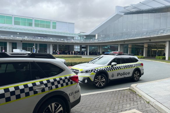 Police said the Canberra Airport terminal was evacuated as a precaution.