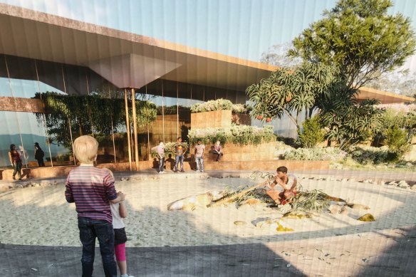 The state government has allocated $4.5 million for the new art gallery project for Dunwich on North Stradbroke Island.