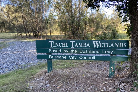 Brisbane City Council’s Tinchi Tamba Wetlands for which ratepayers paid $2.1 million in 1993. 