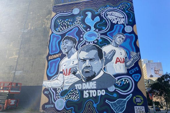 New Tottenham Hotspur manager Ange Postecoglou already has his first mural - but Harry Kane’s not on it.