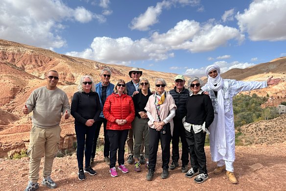 Michael Gebicki (third from left) with one of his tour groups.