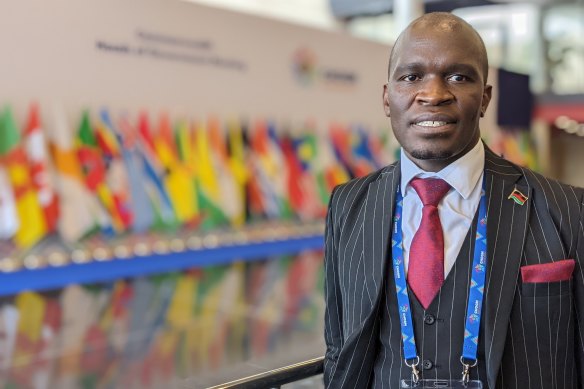 Malawi’s Attorney-General Thabo Chakaka-Nyirenda at the Commonwealth Heads of Government meeting in Kigali, Rwanda in June 2022. 