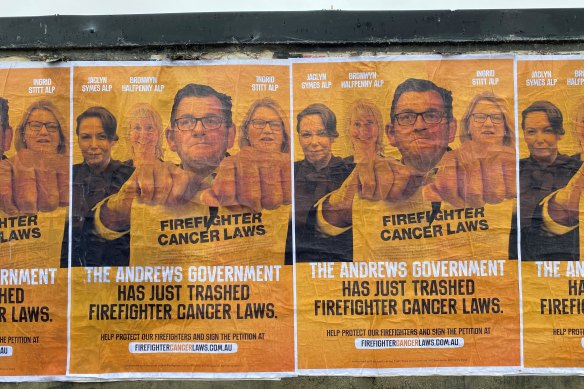 The UFU’s posters in Richmond. 