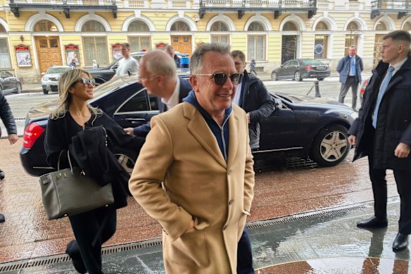 Steve Witkoff in St Petersburg on Friday for talks with Russian President Vladimir Putin.