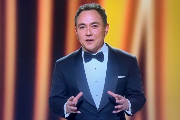 Sam Pang opens the 2023 Logies.