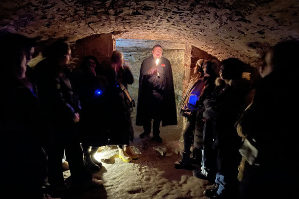 Edinburgh’s ghost tours include visits to notorious murder sites and the Edinburgh Vaults (pictured).