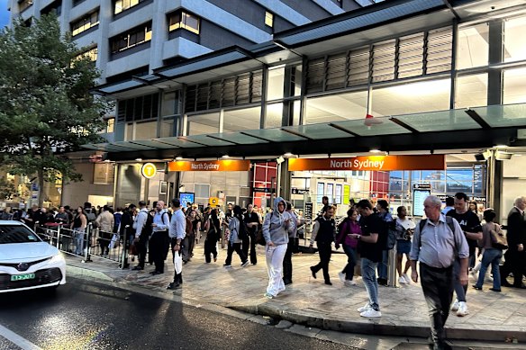Trains on the T1 Line running through North Sydney station have also been shut down due to the storm.