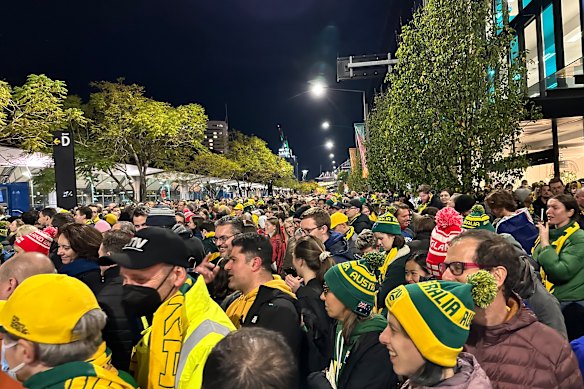 Yeah, this was catastrophic: thousands of football fans were left waiting for long periods at Olympic Park station due to major train problems after the Women’s World Cup semi-finals in 2023.