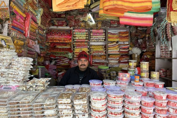 Badrinath shop owner Parmanand Mamgain.