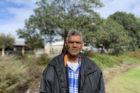 Richard Ugle was evicted from his public housing accommodation last week.