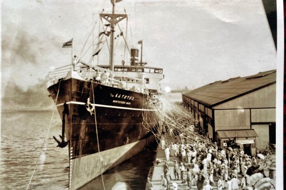 The Montevideo Maru sank in July 1942 after it was torpedoed by an American submarine that was unaware it was carrying prisoners of war and civilians captured in the former Australian territory of New Guinea.