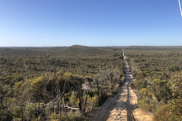 The Big Desert Wilderness Park near Nhill, in north west Victoria. 