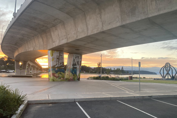 Veteran Joe* lived under this bridge while struggling to overcome his time in the war.