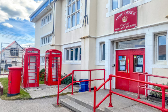 They still have red phone boxes, along with fish and chips.