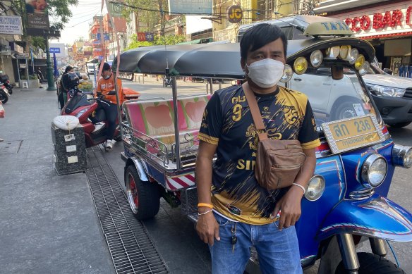 Tuk-tuk driver Mitchai Lapoontan is eager to see Khaosan Road return to life.