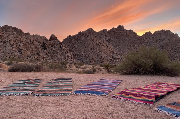 A sound bath meditation held in an authentic Native American medicine wheel.