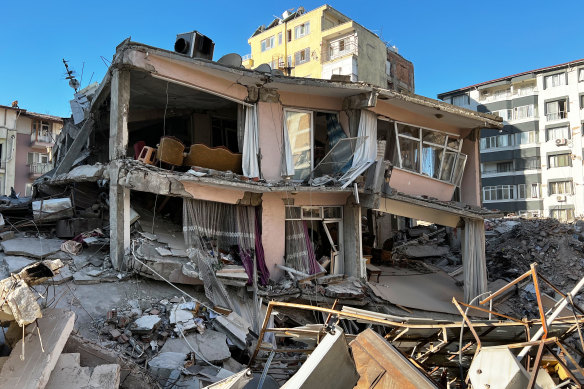 Antakya, a whole city the size of Parramatta, was in ruins.