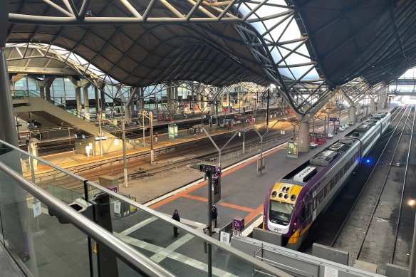 Not super pretty: Southern Cross Station.